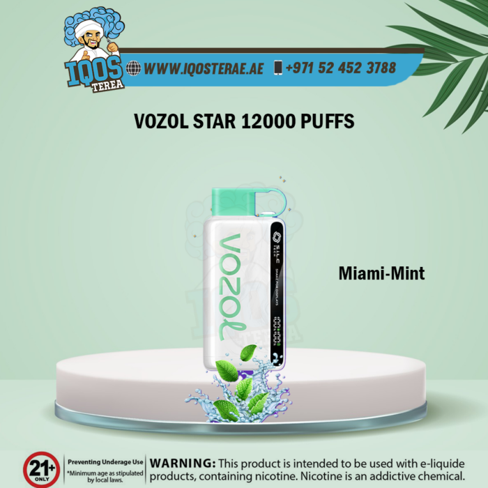VOZOL-STAR-12000-PUFFS-Miami-Mint