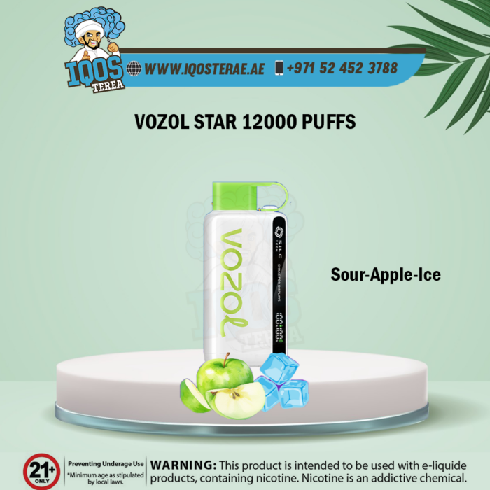 VOZOL-STAR-12000-PUFFS-Sour-Apple-Ice
